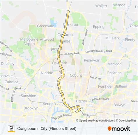 northcote to craigieburn|Craigieburn Line